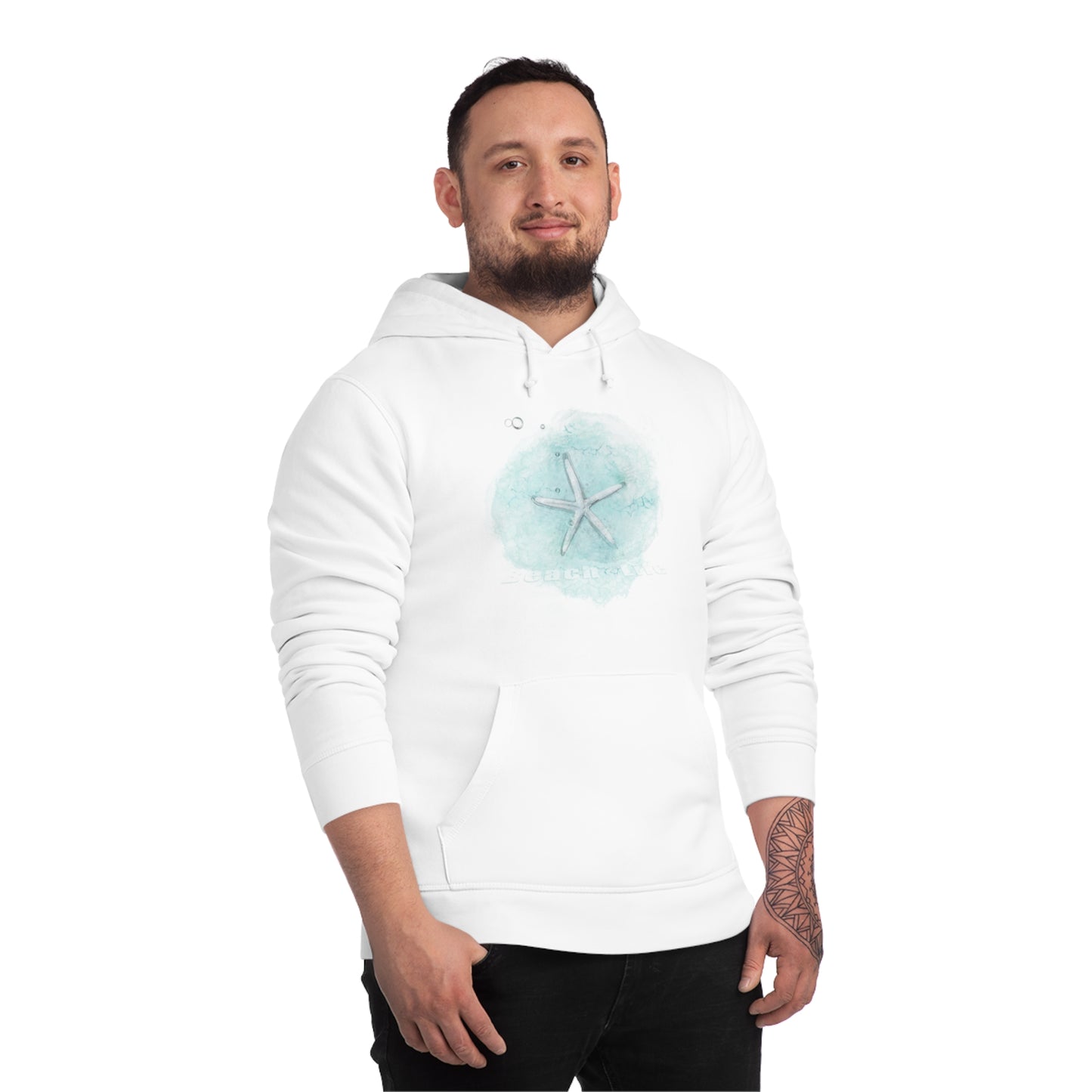 Drummer Hoodie - Star Fish Under Water Sea Life Design