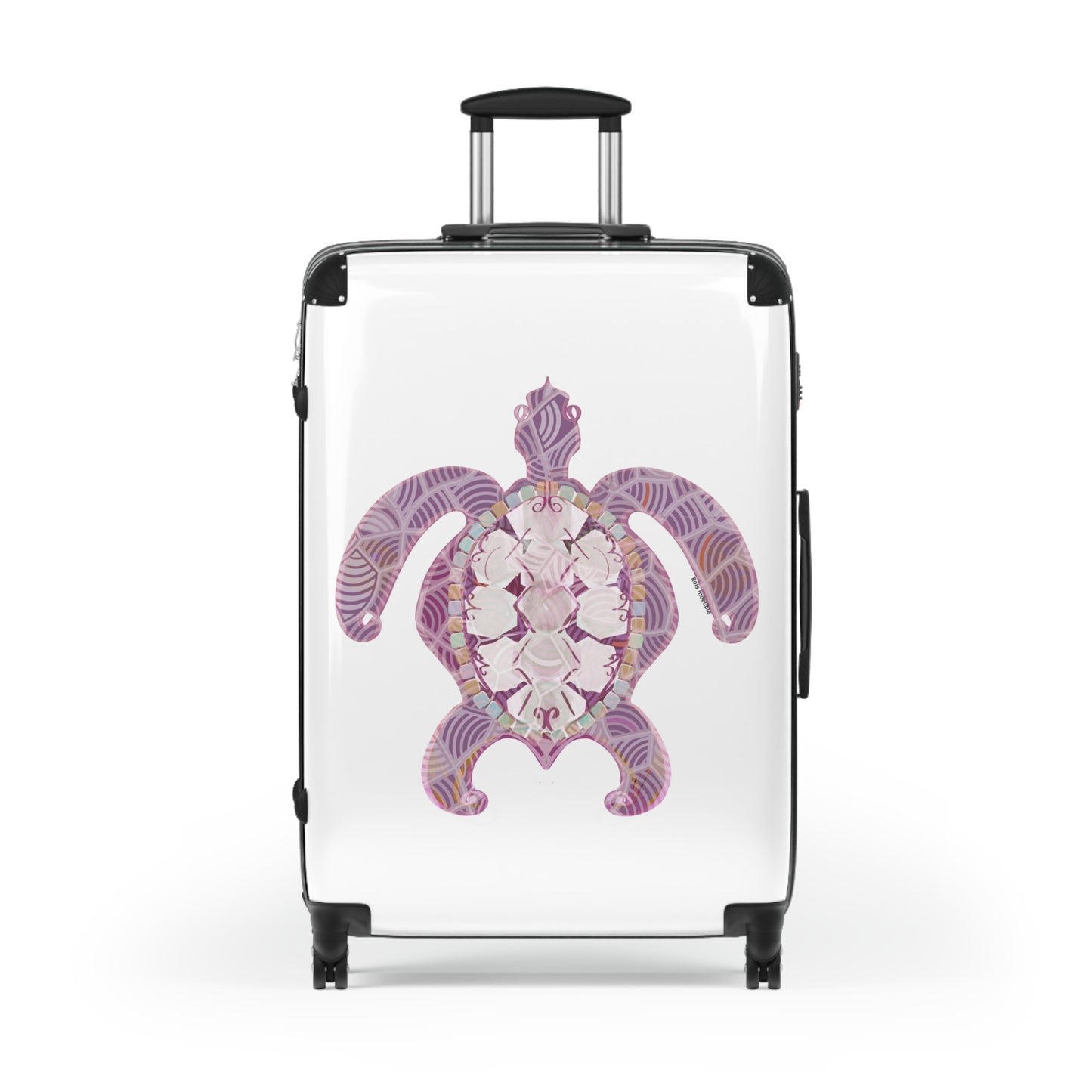 Sea Turtle Suitcase in Pink Shades.