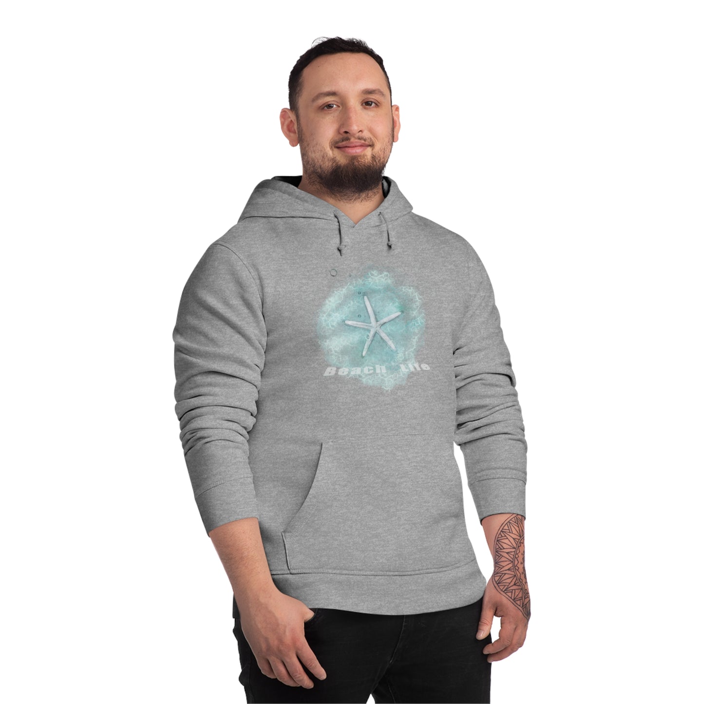 Drummer Hoodie - Star Fish Under Water Sea Life Design