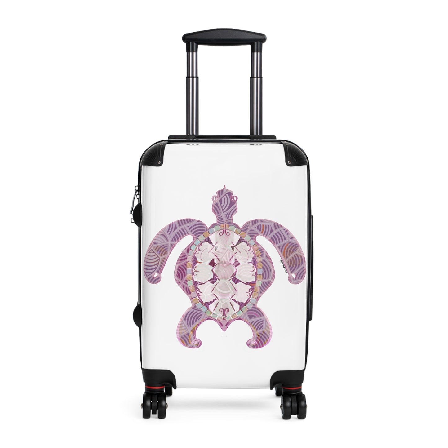 Sea Turtle Suitcase in Pink Shades.