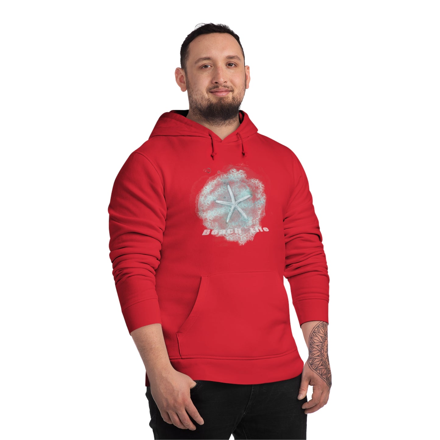 Drummer Hoodie - Star Fish Under Water Sea Life Design