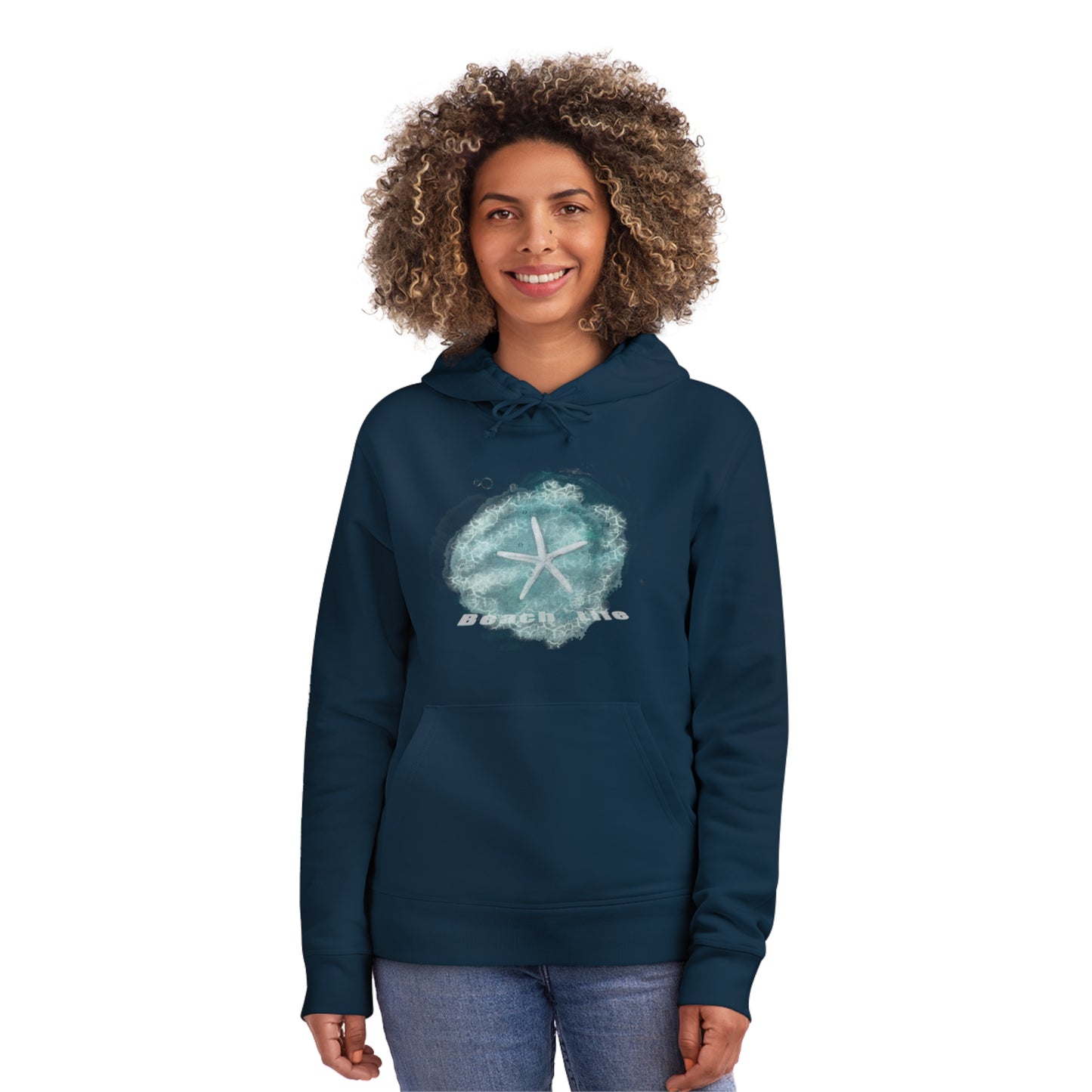 Drummer Hoodie - Star Fish Under Water Sea Life Design