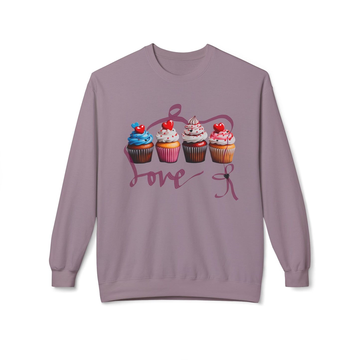 Cupcake Love Unisex Softstyle Fleece Crewneck Sweatshirt